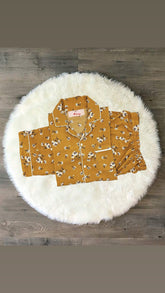 Yellow floral pjs