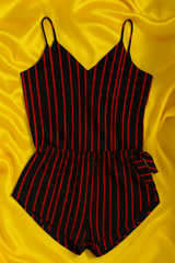 B&R strips camisole & shorts