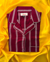 White strips pjs set