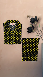 Yellow polka pjs