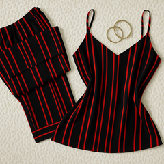 B&R strips cami trousers in linen