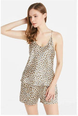Cheetah camisole & shorts in Summer Linen