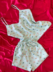 Flamingo 🦩 camisole & shorts