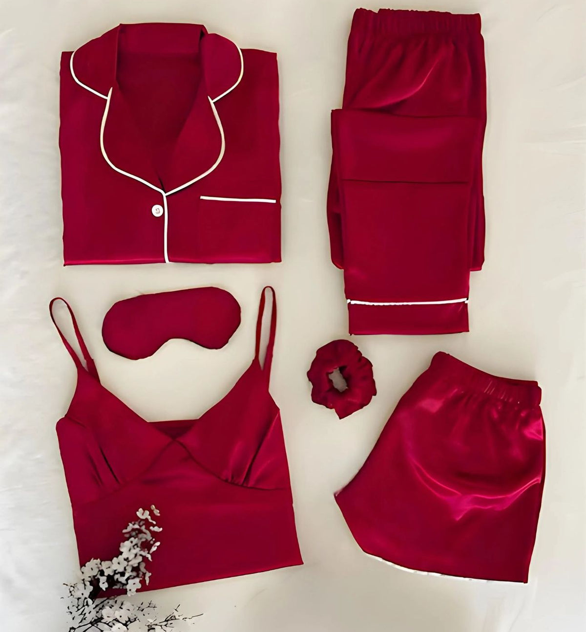 6 Pcs Red bridal set 💃