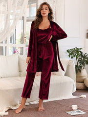 Royal Valvet Maroon Gown Cami & trouser